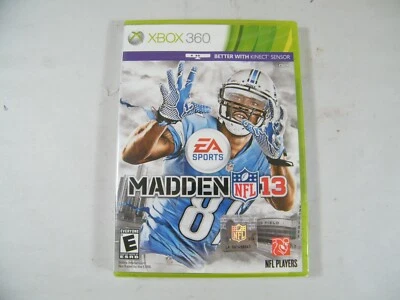 MADDEN NFL 13 XBOX 360 BETTER WITH KINECT, NEW, SEALED - Image 1 of 4
