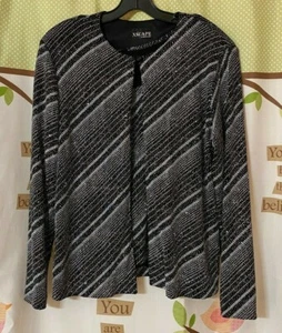 Chaqueta y tanque vintage para mujer años 90 Xscape by Lawrence Kurtz de 2 piezas, talla grande - Imagen 1 de 6