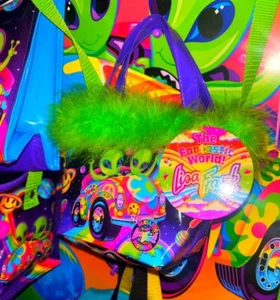 NWT Vintage Lisa Frank Alien Purse Zoomer Rare - Picture 1 of 1