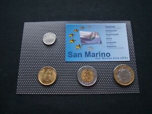TOP San Marino Kursmünzensatz im Blister! Münzen! OVP! KMS! RAR! SELTEN!