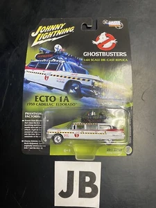 JOHNNY LIGHTNING ECTO 1A 1959 CADILLAC GHOSTBUSTERS - Picture 1 of 2