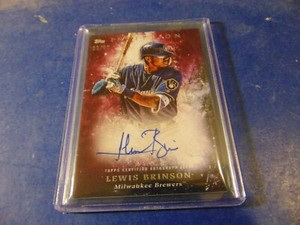 2019 TOPPS INCEPTION LEWIS BRINSON AUTO 13/99