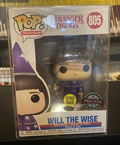 Funko Pop - stranger things - WILL THE WISE - Glows in the dark RARE - Imagen 1 de 6
