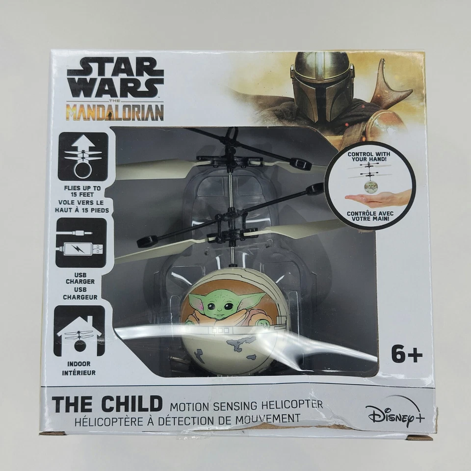 Star Wars The Mandalorian The Child Motion Sensing Helicopter NEW  - Image 1 of 4
