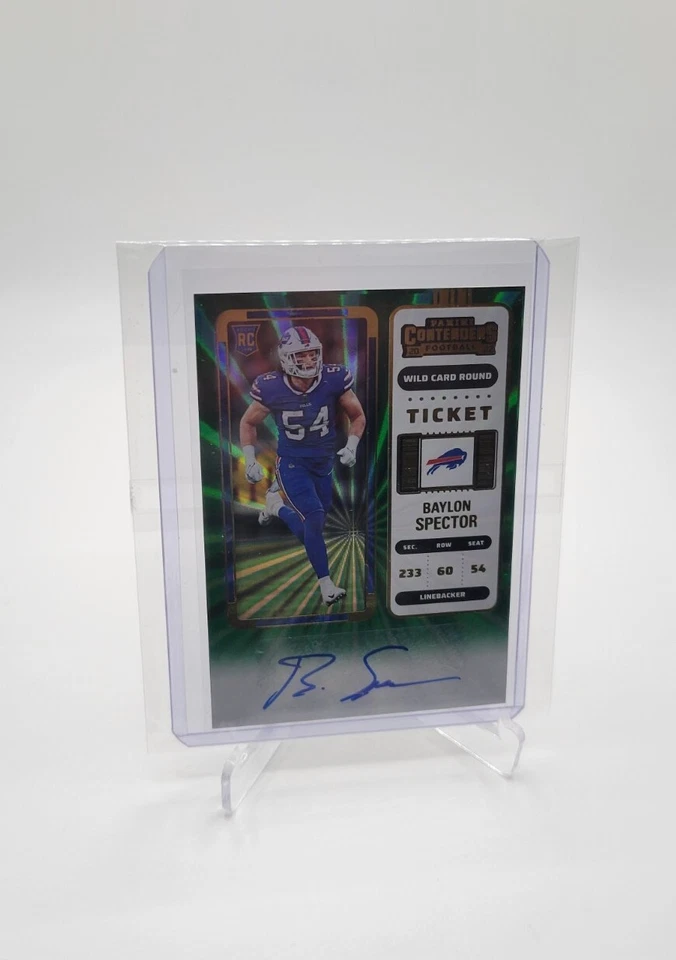 BAYLON SPECTOR 2022 Panini Contenders Autograph Wild Card Rookie Ticket BILLS - Image 1 of 1
