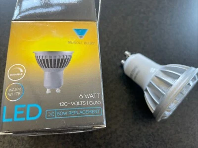 GU10 LED Bulb Dimmable 6W Warm White 400 Lumens 50w Replacement - Image 1 of 4