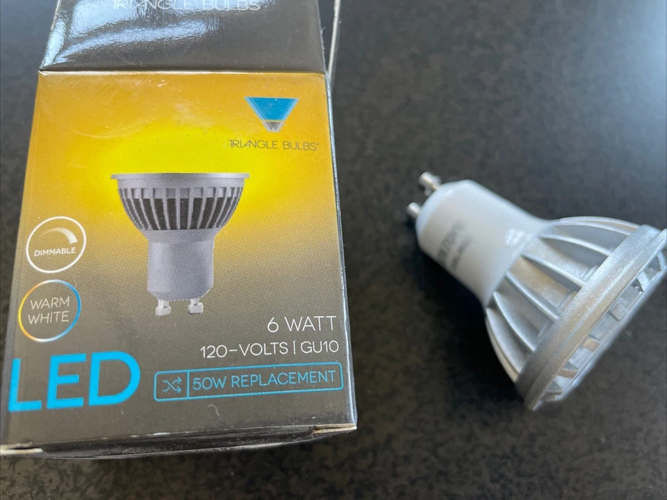 GU10 LED Bulb Dimmable 6W Warm White 400 Lumens 50w Replacement - Image 1 of 4
