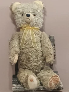 alter unbekannter Teddybär Strohhalm 60 cm - Bild 1 von 19