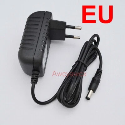 AC Adapter DC 5V 5.5V 6V 6.5V 7V 7.5V 9V 12V 1.5A 2A 2.5A power supply 5.5mm EU - Bild 1 von 4