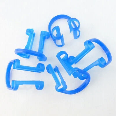 100Pcs/Pack Dental Cotton Roll Holder Disposable Blue Teeth Cilp Holders - Image 1 of 4