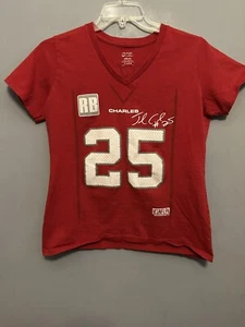 NFL Kansas City Chiefs Women's L T-Shirt Jamaal Charles #25 football - Picture 1 of 6