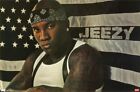 YOUNG JEEZY MUSIC FLAG POSTER (57X87CM) NEW ART PICTURE PRINT BLUE BANDANA WHITE