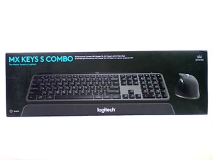 Logitech MX Keys S Combo Full-size Wireless Scissor Keyboard Mouse Bundle - Photo 1/3