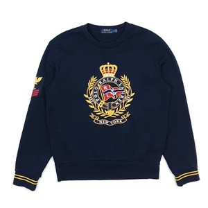 Sudadera Polo Ralph Lauren Big Crest Mediana Hombre Corona Bordada Azul Marino - Imagen 1 de 20