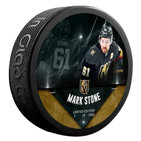 Mark Stone Vegas Golden Knights Unsigned Fanatics Player Hockey Puck NHL Cover