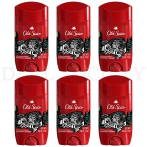 Old Spice Invisible Solid Wolfthorn Deodorant 2.6z Lot of 6 - Picture 1 of 6