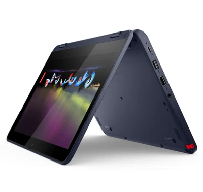 Lenovo 2022 300W Gen3 HD 2-in-1 Touchscreen Laptop, AMD 3015e Processor,4GB-64GB - Image 1 of 4