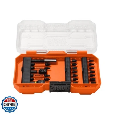 Klein Tools 33801B Juego de brocas de destornillador de impacto de 21 piezas, clasificación de impacto A Foto 1 de 4