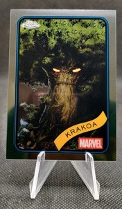 Tarjeta coleccionable Topps Chrome Marvel #180 Krakoa 2025 - Imagen 1 de 2