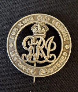 WW1 Wound Badge B122885 Awarded To QSM L. F. Spencer 549 Coy Royal Welsh Fus - Picture 1 of 5