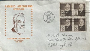 Desconocido 893 Famoso Inventor Americano Alexander Graham Bell Edimburgo Escocia  - Imagen 1 de 1