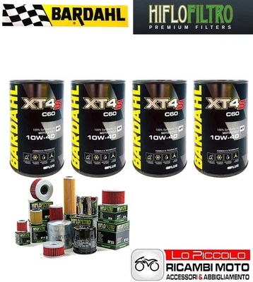 Tagliando 4 OLIO [BARDAHL] XT4-S 10w40 + FILTRO Ducati 999 2003 2004 2005 2006 Foto 1 de 4