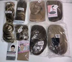 10 Stück Kunsthaarverlängerungen Großpackung Webnetze unsichtbar neu & gebraucht + mehr - Bild 1 von 7