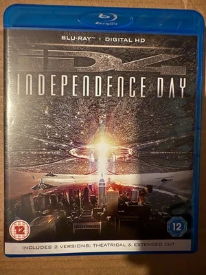 Independence Day: Theatrical And Extended Cut [Blu-ray] [2016] 2 disc  VGC - Image 1 of 4