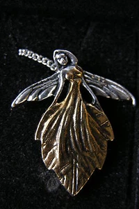 BRIAR PENDANT  ANGELS & FAERIES       LEAF FAERY - Picture 1 of 1