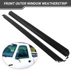 Pair Front Outer Window Belt Molding Weatherstrip Seal For 1999-2011 Ford Ranger