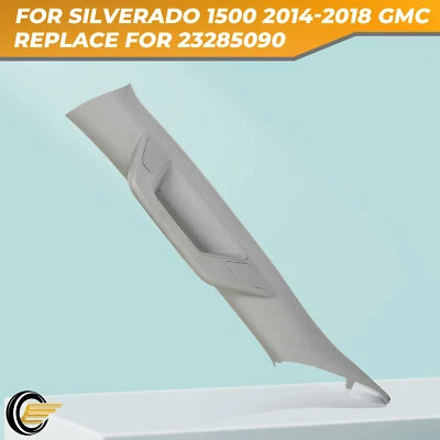 Grey Driver A Pillar Assist Handle Grab Bar Fit 14-19 Chevy GMC Silverado Sierra - Image 1 of 4