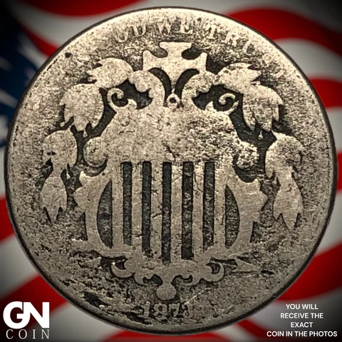 1873 Shield Nickel  Q6584 Cover