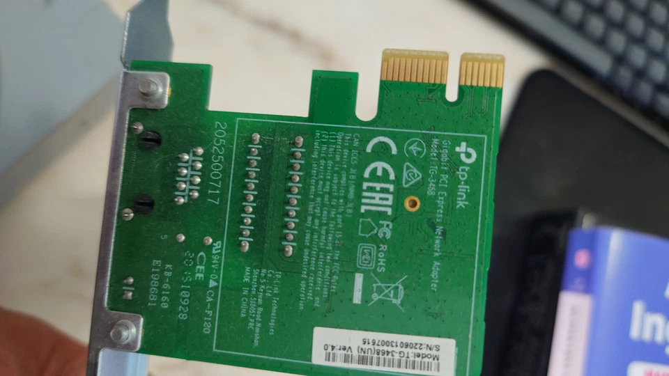 TP-Link TG-3468 Network Adapter PCI Express 1Gbit - Immagine 1 di 1