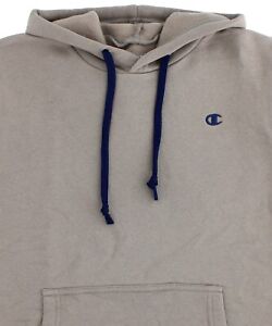 Champion Men's Hoodie Sweatshirt Brushed Fleece Knit Pullover 100% Polyester