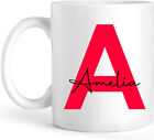 Personalised Initial Name Mug Custom Print Coffee Cup Christmas Mug Xmas Gifts