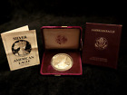 1990 S American 1 Oz. Silver Eagle Dollar Proof US Mint With COA and Box