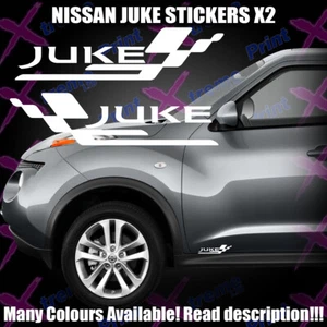 1 par de calcomanías/pegatinas Nissan Juke para zurdos y diestros muchos colores disponibles - Imagen 1 de 9