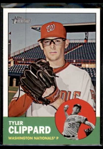 2012 Topps Heritage Tyler Clippard #263 Washington Nationals - Picture 1 of 2