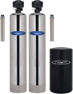 Eliminación de nitratos Crystal Quest + filtro de agua suavizante para toda la casa Foto 1 de 2