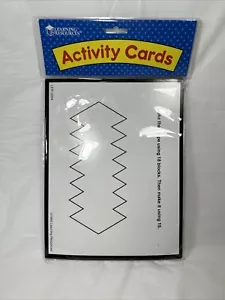 Learning Resources Parquetry Blocks & 18 Pattern Cards, 50+Piece Ages 4+ EUC C3 - Picture 1 of 4