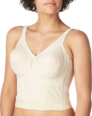 New 34B Carnival Full Figure Camisole Longline Wireless Bra Soft Fast Shipping - Image 1 of 4