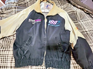 1999 Vintage Jeff Burton NASCAR Exide Batteries JACKET XXLarge - Picture 1 of 4