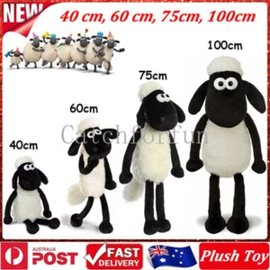 100cm Shaun the Sheep Plush Toy Doll Sheep Stuffed Animals Doll Birthday Gifts - Picture 1 of 24