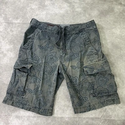 Pantalones Cortos Express Para Hombre 32 Carga Floral Cordón Sueltos Y2K Patinador Grunge Foto 1 de 4