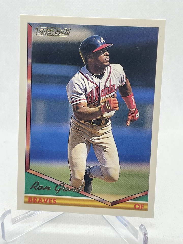 1994 Topps Ron Gant Topps Gold Braves Baseball  - Image 1 of 1