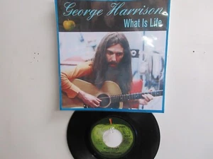 💥 ' GEORGE HARRISON '  HIT 45+PICTURE [WHAT IS LIFE]  1971 !💥 - Picture 1 of 6