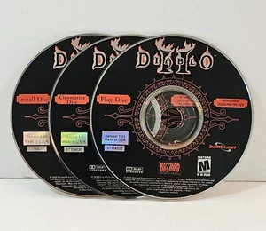 Diablo II PC CD-Rom 2000 Windows Blizzard gioco di ruolo azione gioco di ruolo gioco di ruolo - Foto 1 di 1