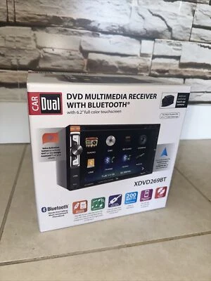 "Receptor Multimedia DVD con Bluetooth (NUEVO) PANTALLA TÁCTIL 6,2""" Foto 1 de 3