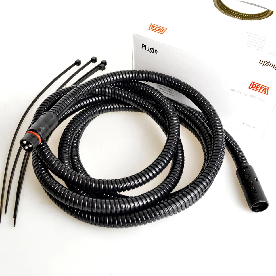 DEFA 460844 Verbindungskabel Innen Schwarz 3m 230V - Bild 1 von 1