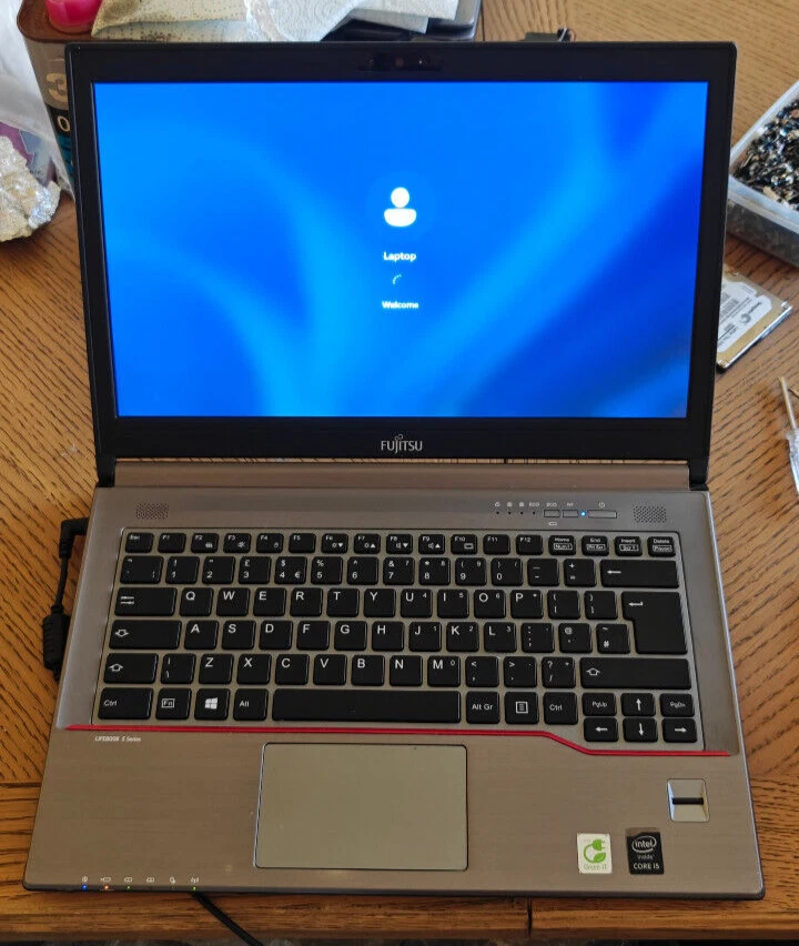 Fujitsu Lifebook E744 Laptop 14'' Windows 11 Pro i5 256GB SSD BT Webcam Cheap - Image 1 of 4